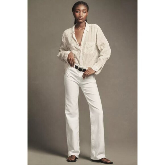 MOTHER The Kick It High Waist Straight Leg Jeans in Wash Fairest Of Them All - Picture 12 of 13